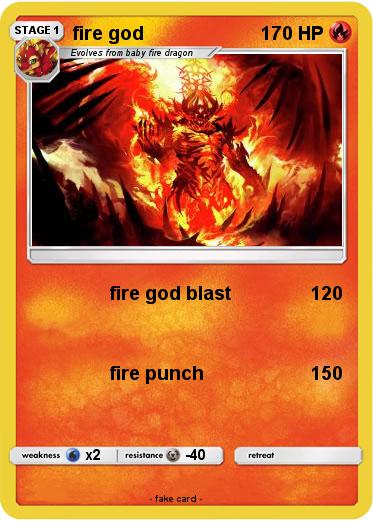 Pokemon fire god