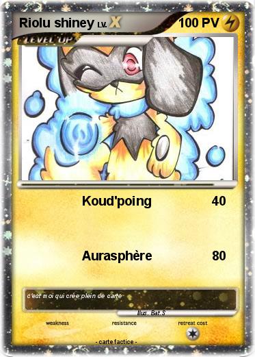 Pokemon Riolu shiney