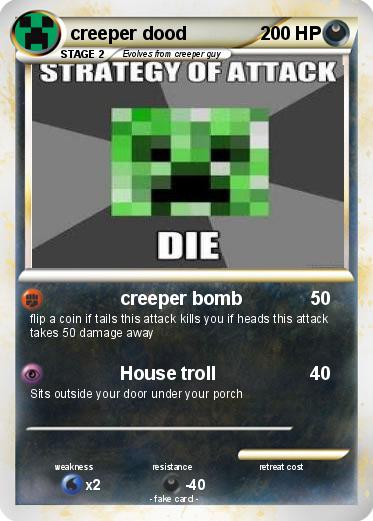 Pokemon creeper dood