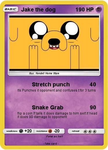 Pokemon Jake the dog