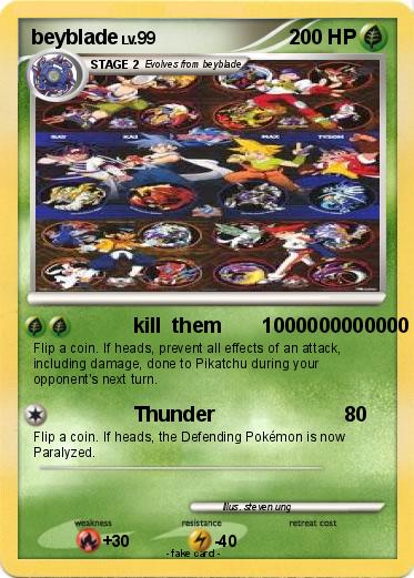 Pokemon beyblade