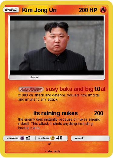 Pokemon Kim Jong Un