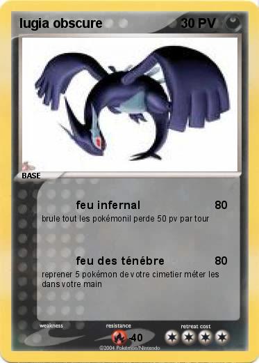 Pokemon lugia obscure