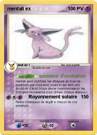 Pokemon mentali ex