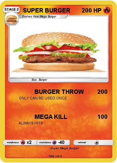 Pokemon SUPER BURGER