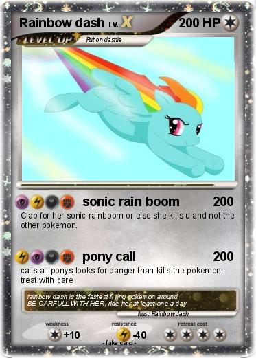 Pokemon Rainbow dash