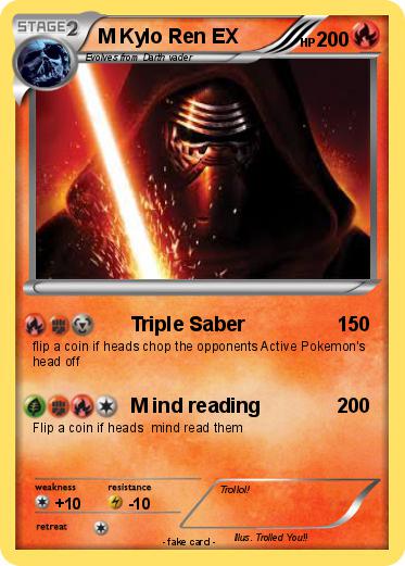 Pokemon M Kylo Ren EX