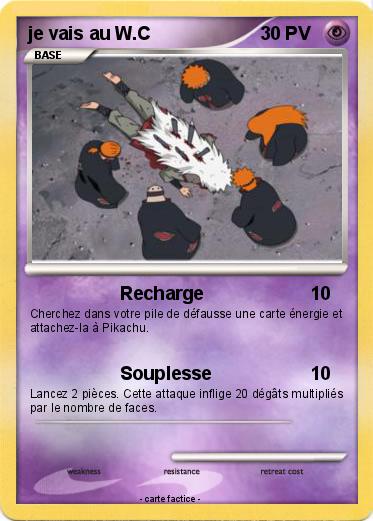 Pokemon je vais au W.C
