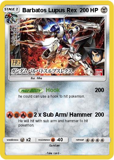 Pokemon Barbatos Lupus Rex