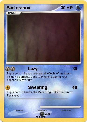 Pokemon Bad granny
