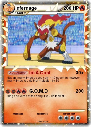 Pokemon infernage