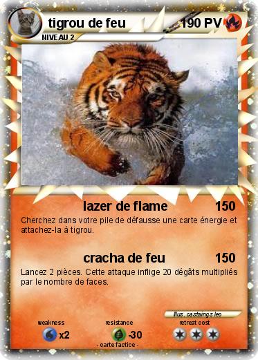 Pokemon tigrou de feu