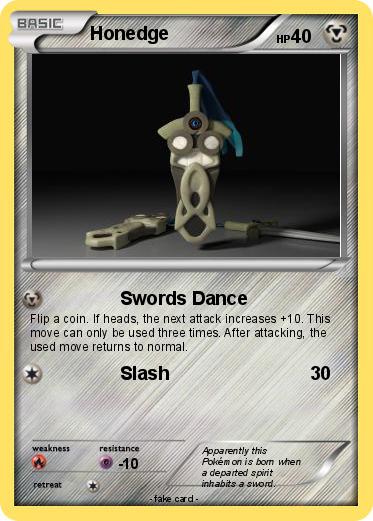 Pokemon Honedge