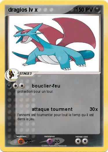 Pokemon dragios lv x