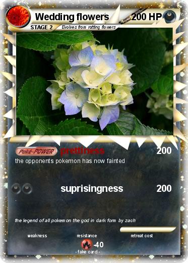 Pokemon Wedding flowers