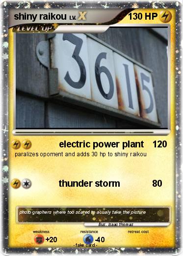 Pokemon shiny raikou