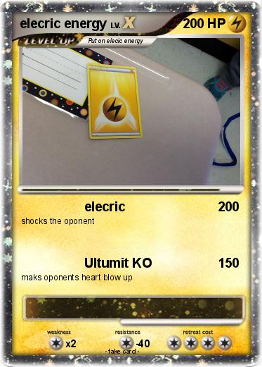 Pokemon elecric energy