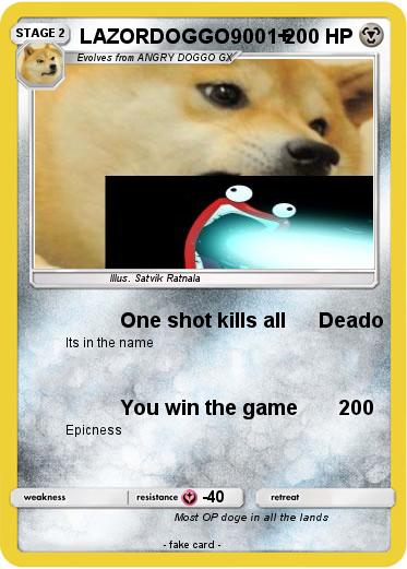 Pokemon LAZORDOGGO9001+