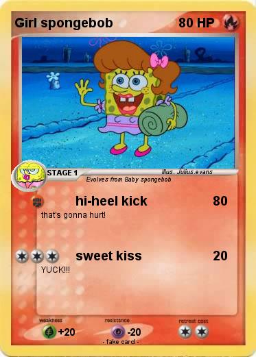 Pokemon Girl spongebob