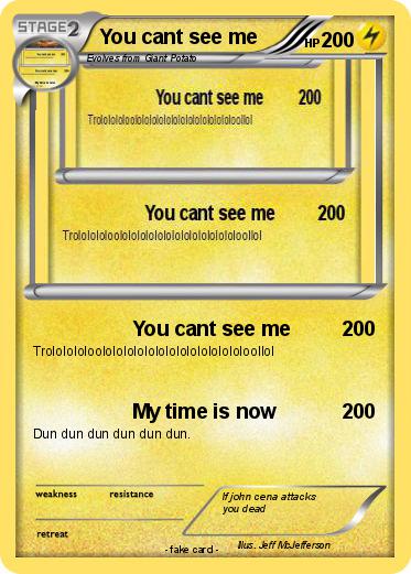 Pokemon You cant see me