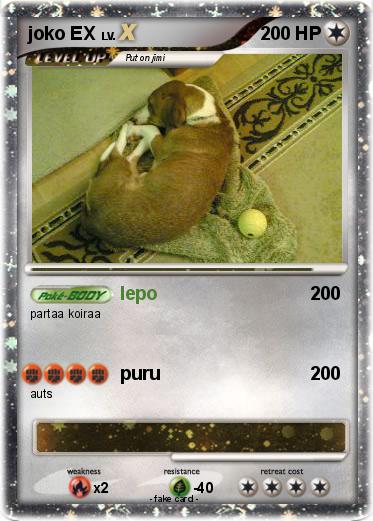 Pokemon joko EX