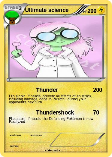 Pokemon Ultimate science