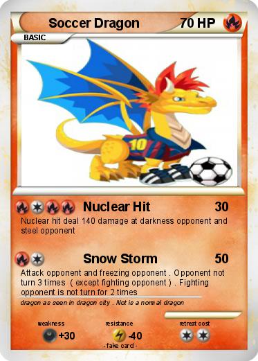 Pokemon Soccer Dragon