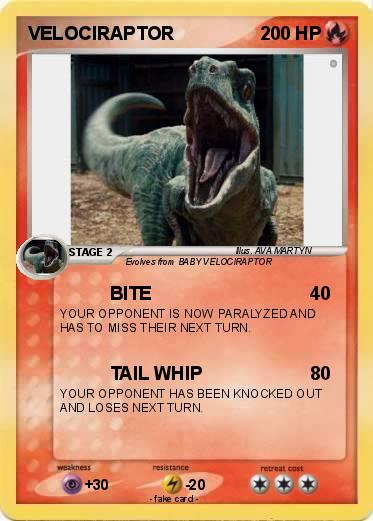Pokemon VELOCIRAPTOR