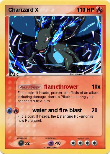 Pokemon Charizard X