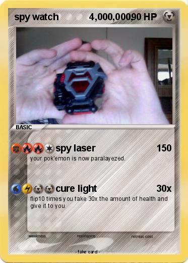 Pokemon spy watch            4,000,000,
