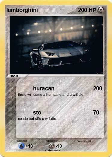 Pokemon lamborghini