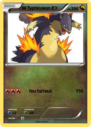 Pokemon M Typhlosion EX