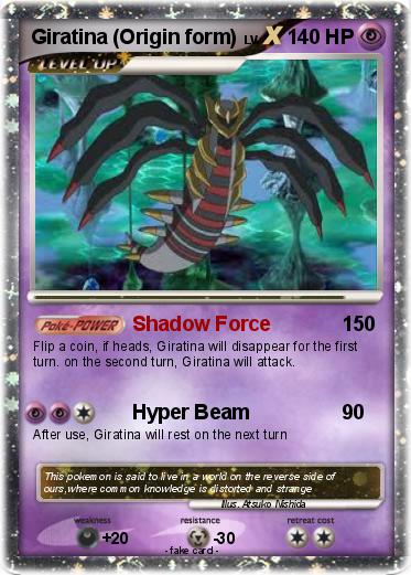 Pokemon Giratina (Origin form)