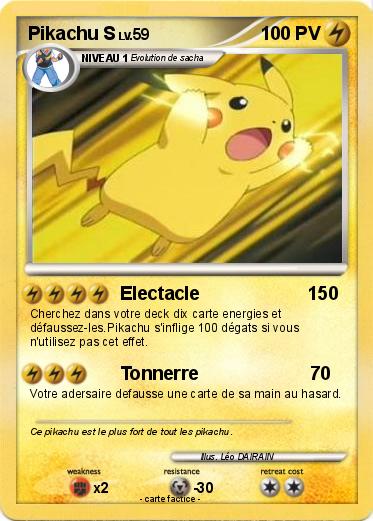 Pokemon Pikachu S