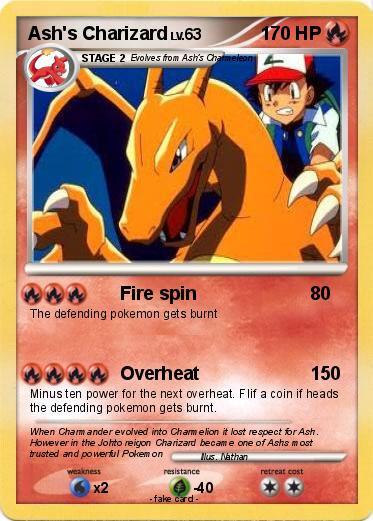 Pokemon Ash's Charizard