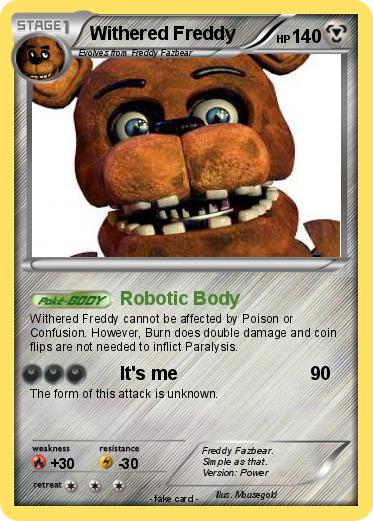 Pokemon Withered Freddy