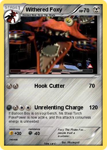 Pokemon Withered Foxy