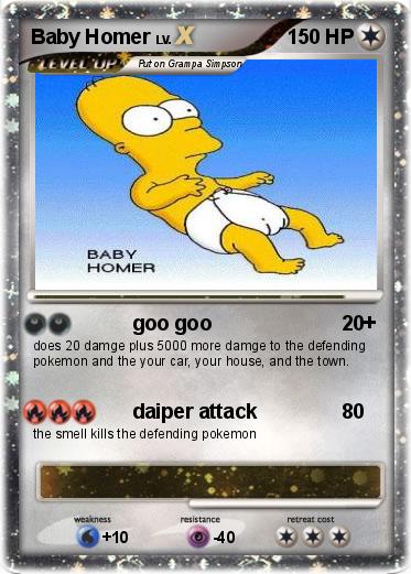 Pokemon Baby Homer