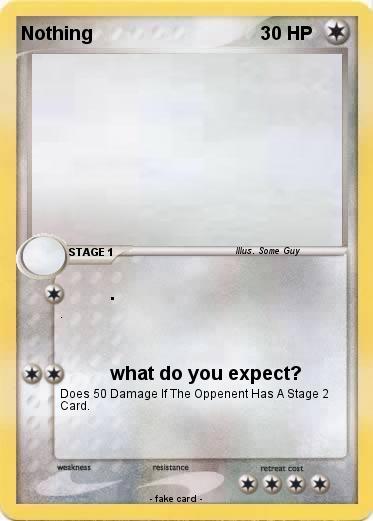 Pokemon Nothing