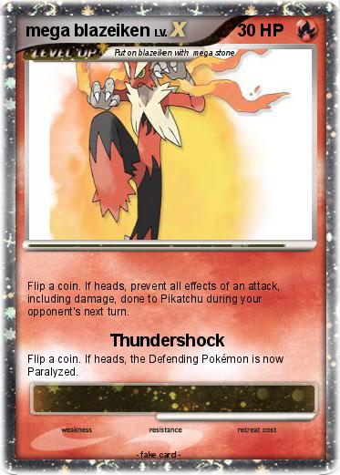 Pokemon mega blazeiken