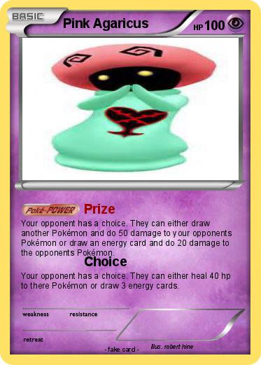 Pokemon Pink Agaricus