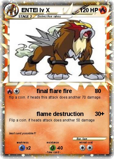 Pokemon ENTEI lv X