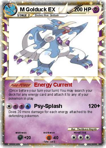 Pokemon M Golduck EX