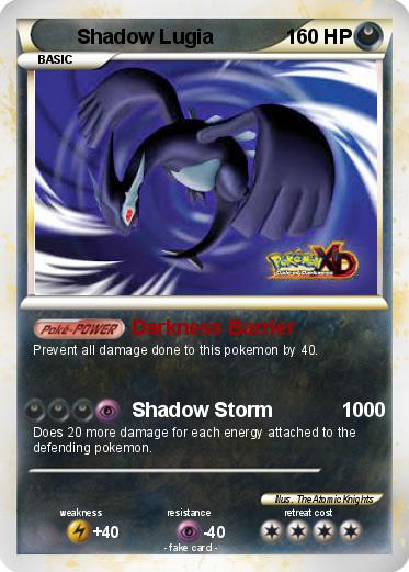 Pokemon Shadow Lugia