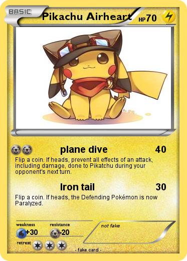 Pokemon Pikachu Airheart