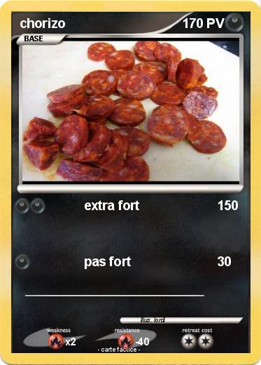 Pokemon chorizo