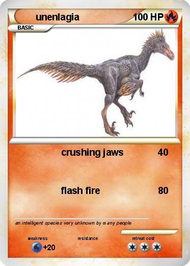 Pokemon unenlagia