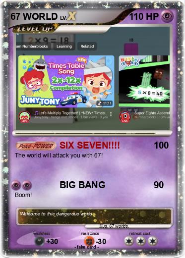 Pokemon 67 WORLD