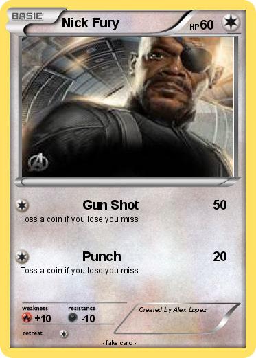 Pokemon Nick Fury