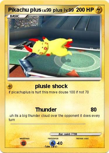 Pokemon Pikachu plus